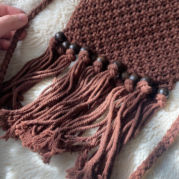 Brown Knit Bag - Picture 2 of 2